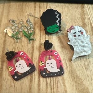 LOT Summerween Cute and Creepy jewelry